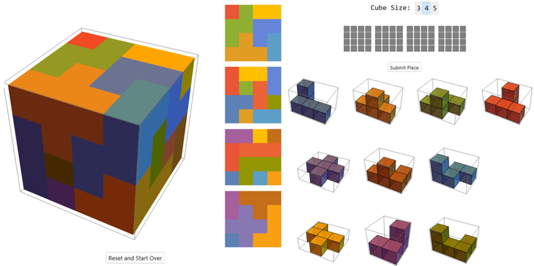 Solving polycube puzzles by applying the exact cover problem