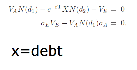 KMV Equations