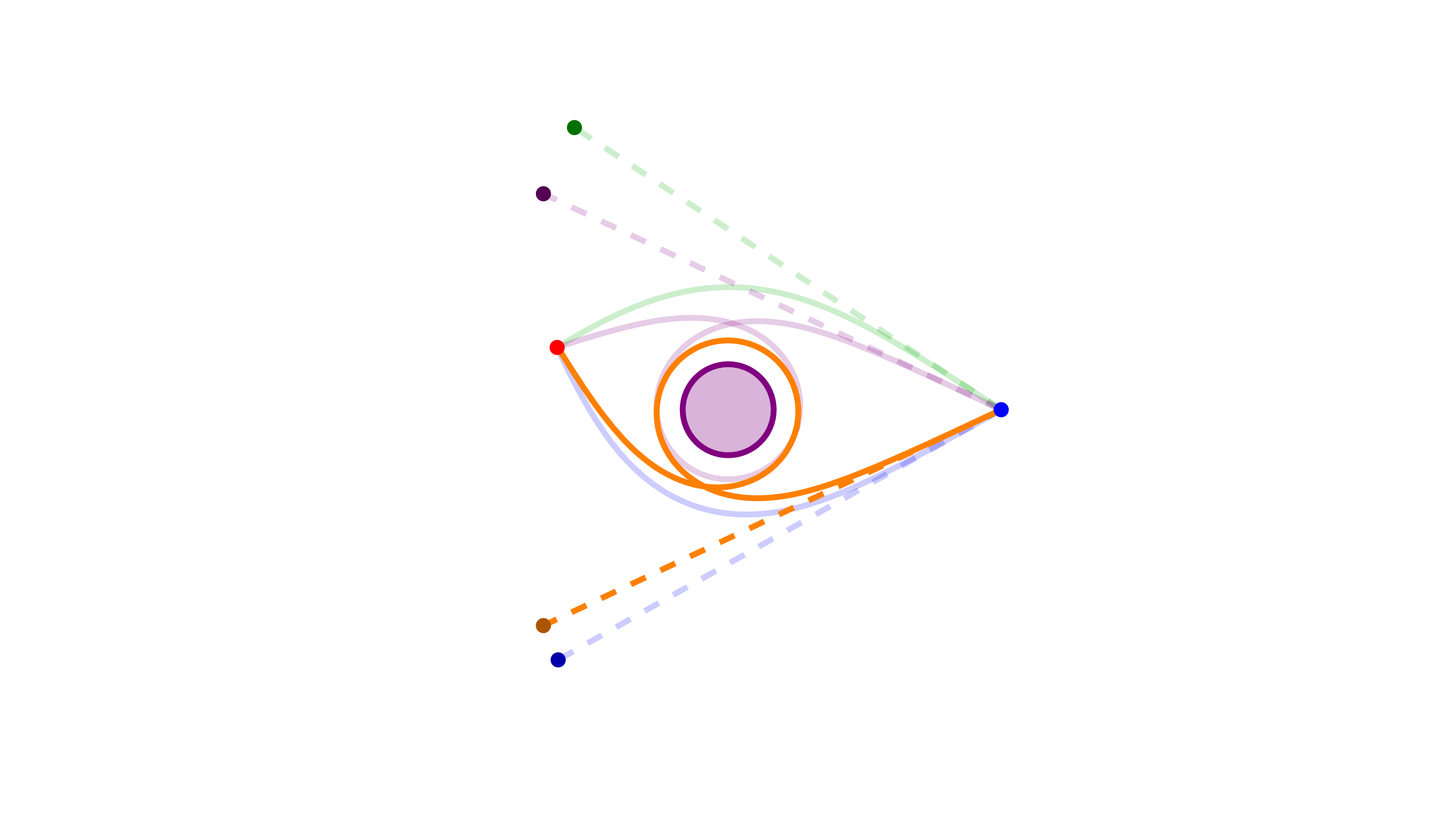 Possible light paths