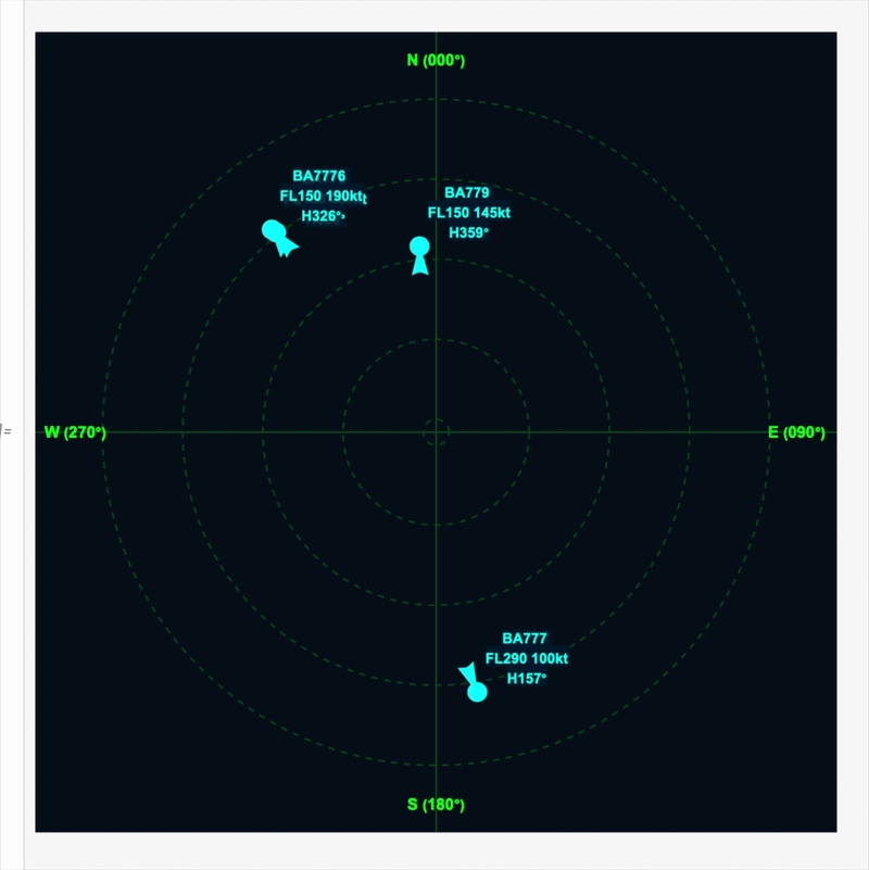 Radar contact: building an interactive air traffic control simulator