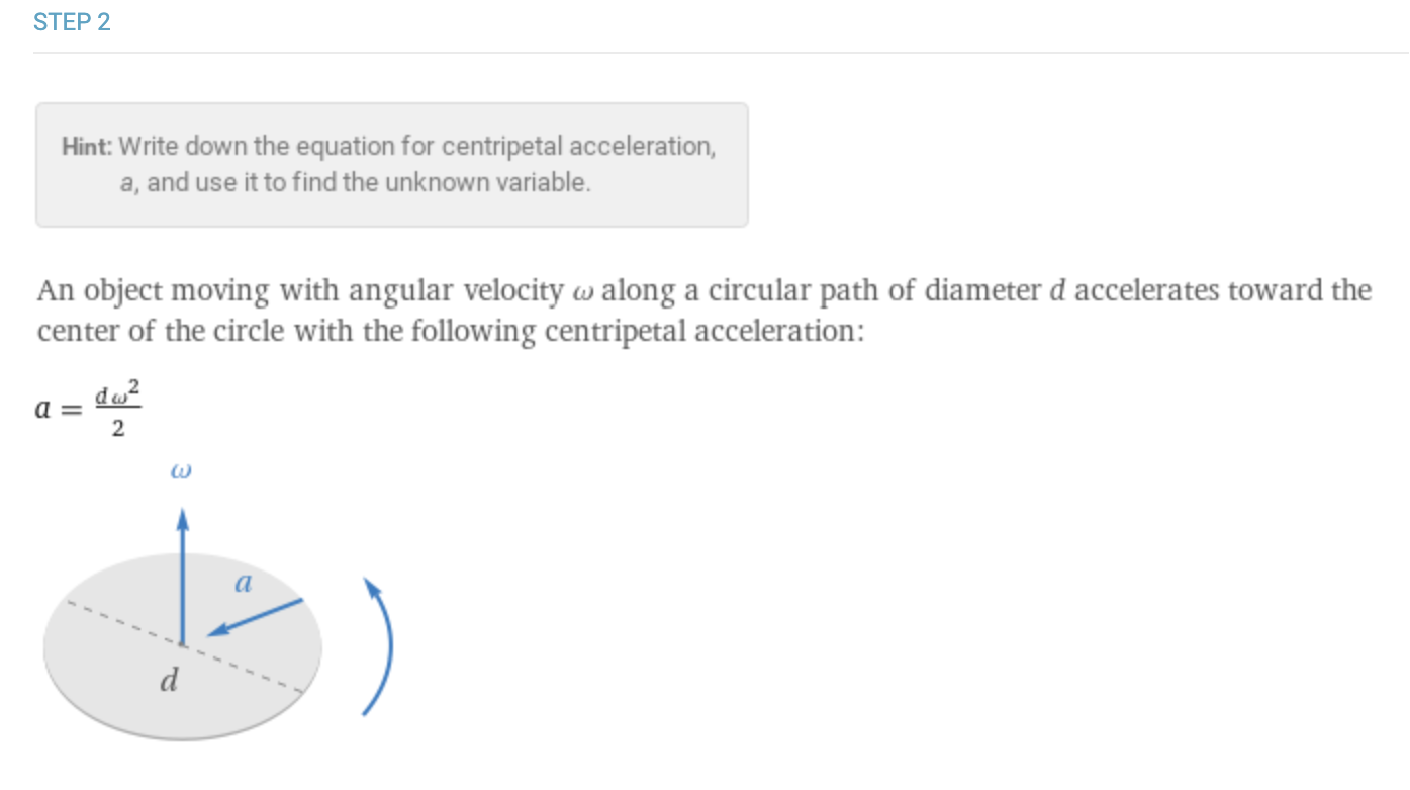 centripetal acceleration schematic 2
