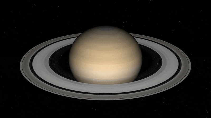 Saturn Flyby: Detailed Simulation