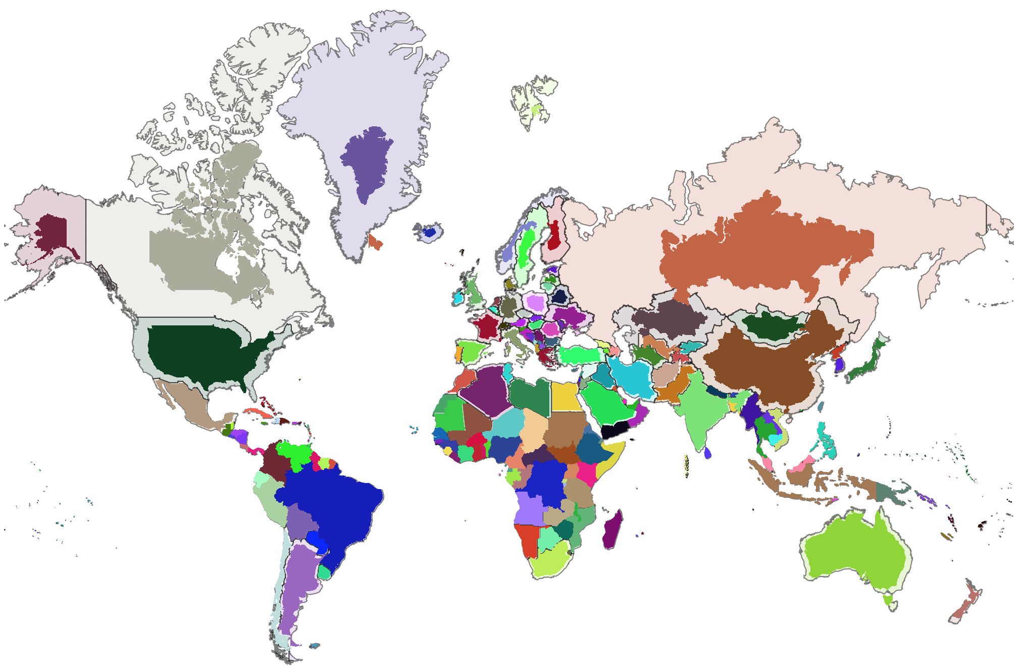 Country Size Comparison