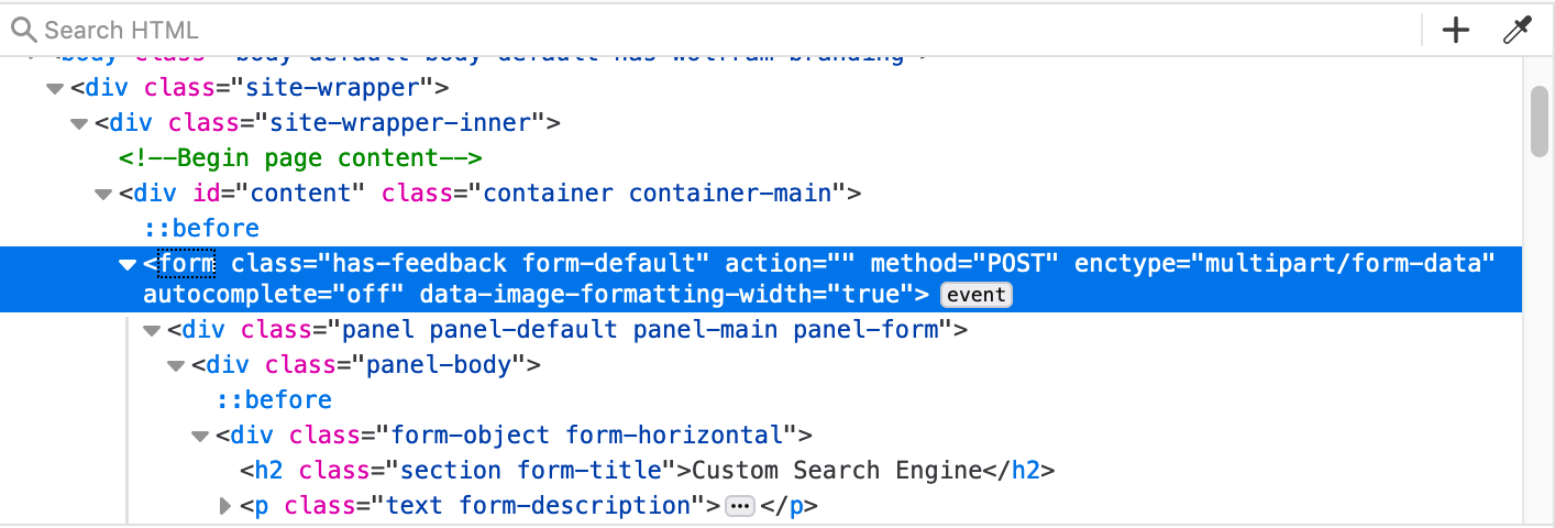 form-attributes