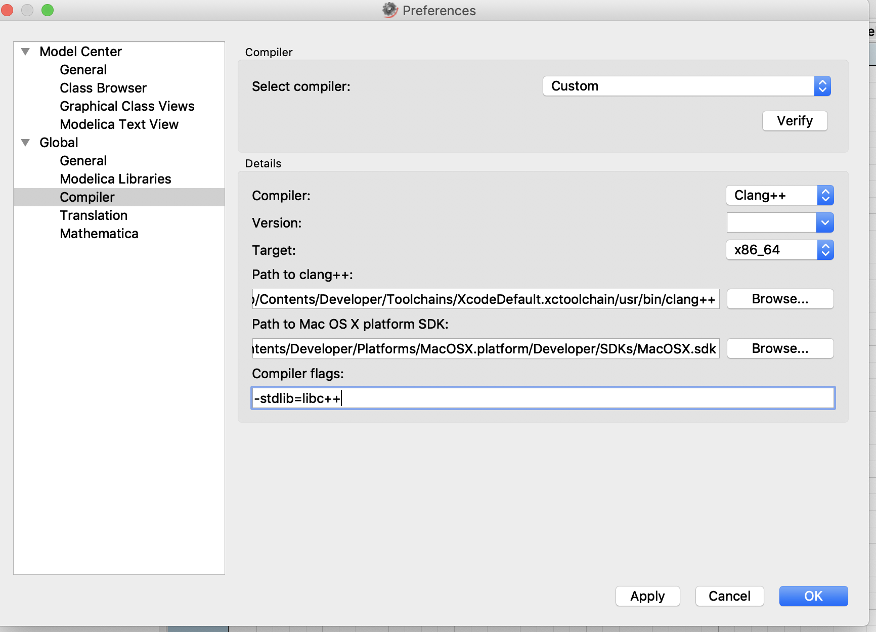 SM compiler manual preferences