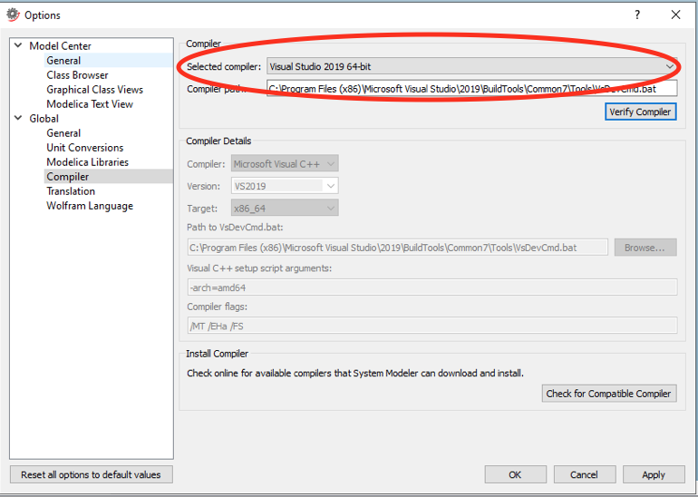 SystemModeler compiler can't find ? - Online Technical Discussion  Groups—Wolfram Community