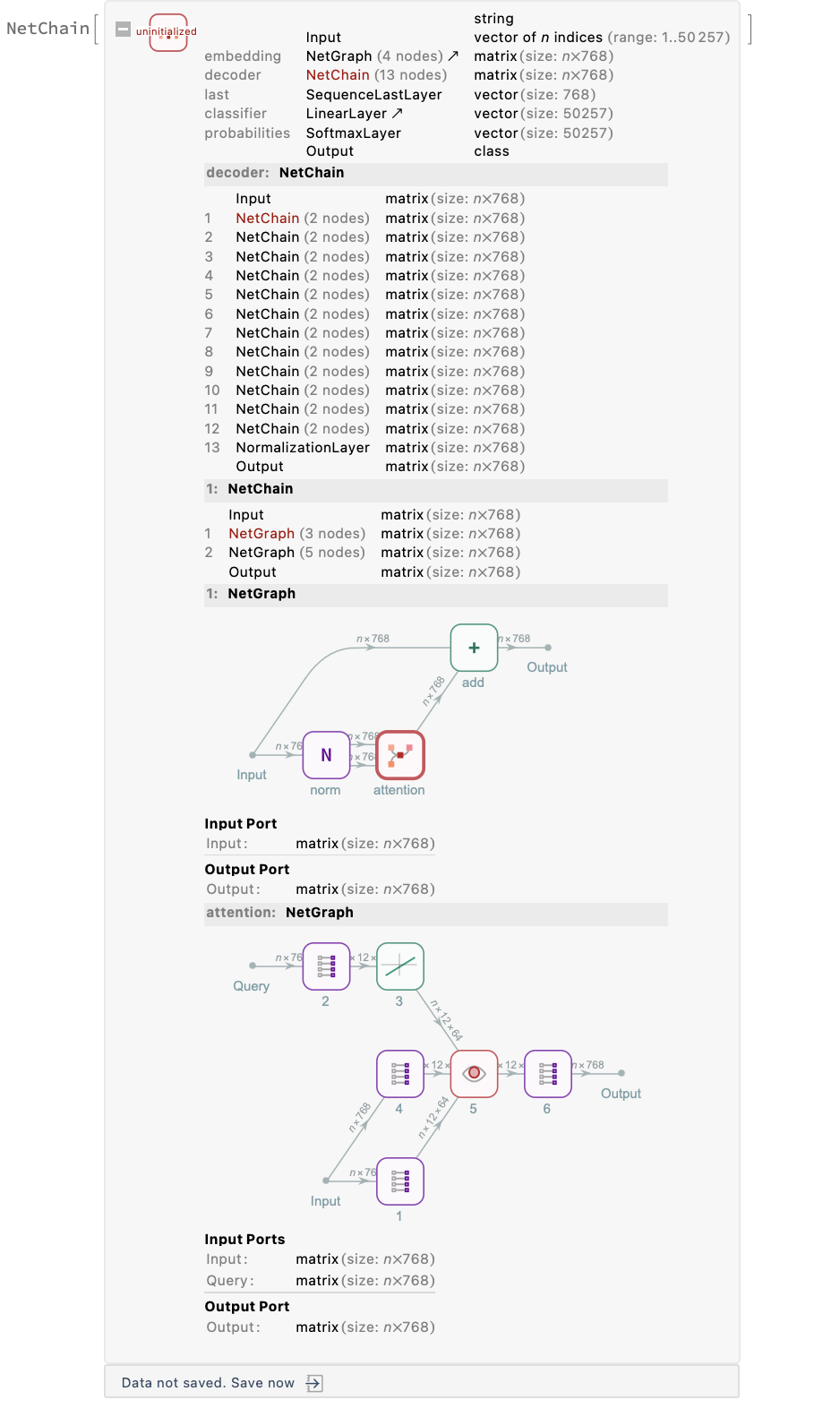 Analyzing the outputs of an altered GPT-2 transformer model trained on webtext data