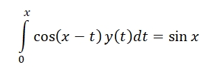 my volterra equation