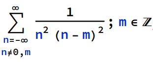 The sum i have to solve