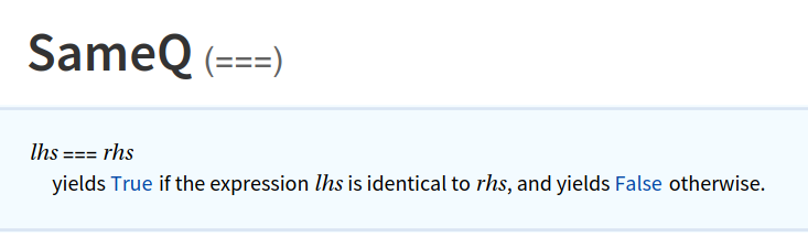 SameQ Documentation Page