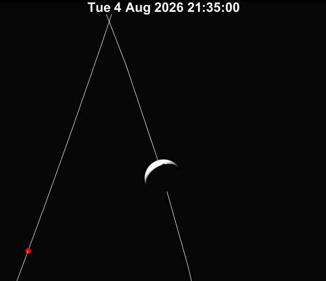 SpaceX rocket booster impacting the Moon