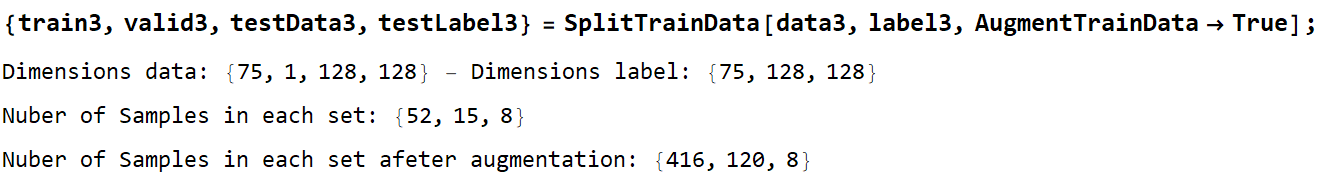 split train Data