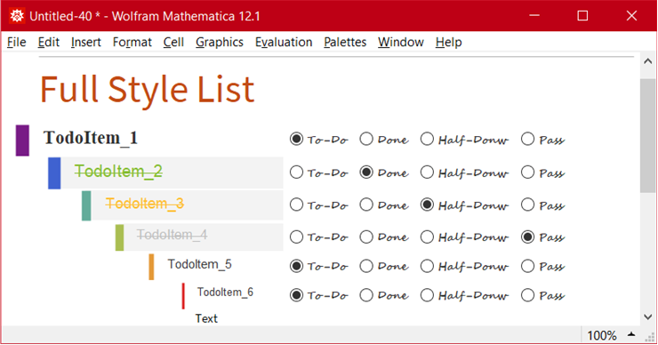 TODO - md - list example