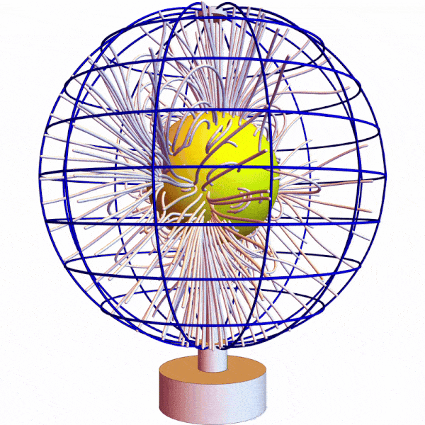 Creating 3D printable model of solar corona by reading CCMC files & plotting magnetic field lines