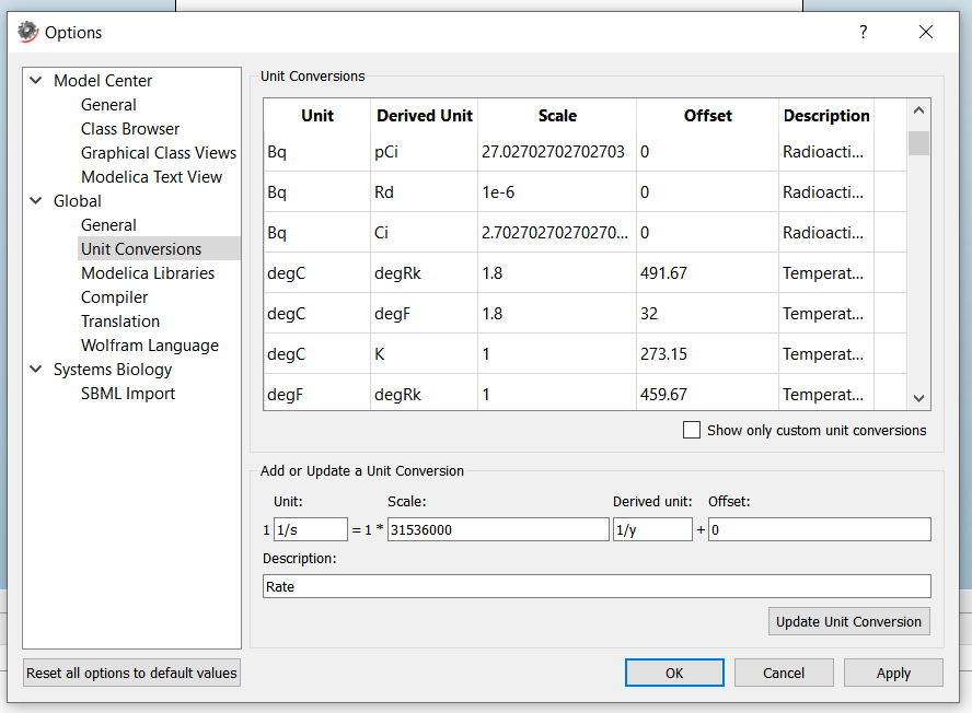 UnitConversions