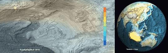 VAAC ash-cloud bulletin parsing & ERA5 flight-level advection for volcanic plume dispersion