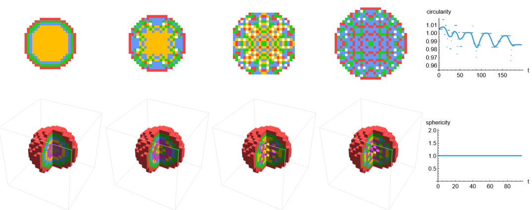 Sandpile Model Dynamics on Radial Density Gradients