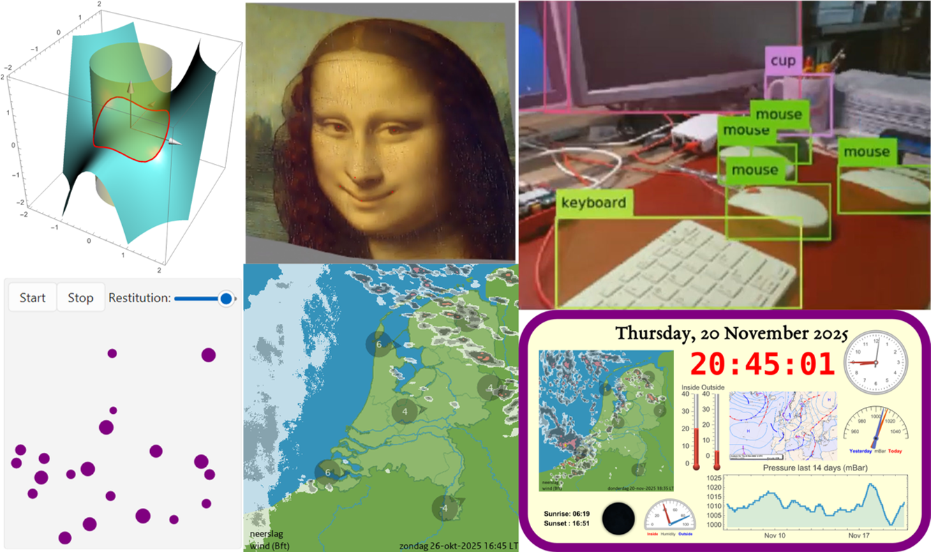 Wolfram & Raspberry Pi 5 — Part 3: neural networks, image processing and physics simulations