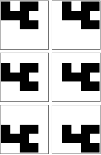 embeds of the form in 5x5 matrix