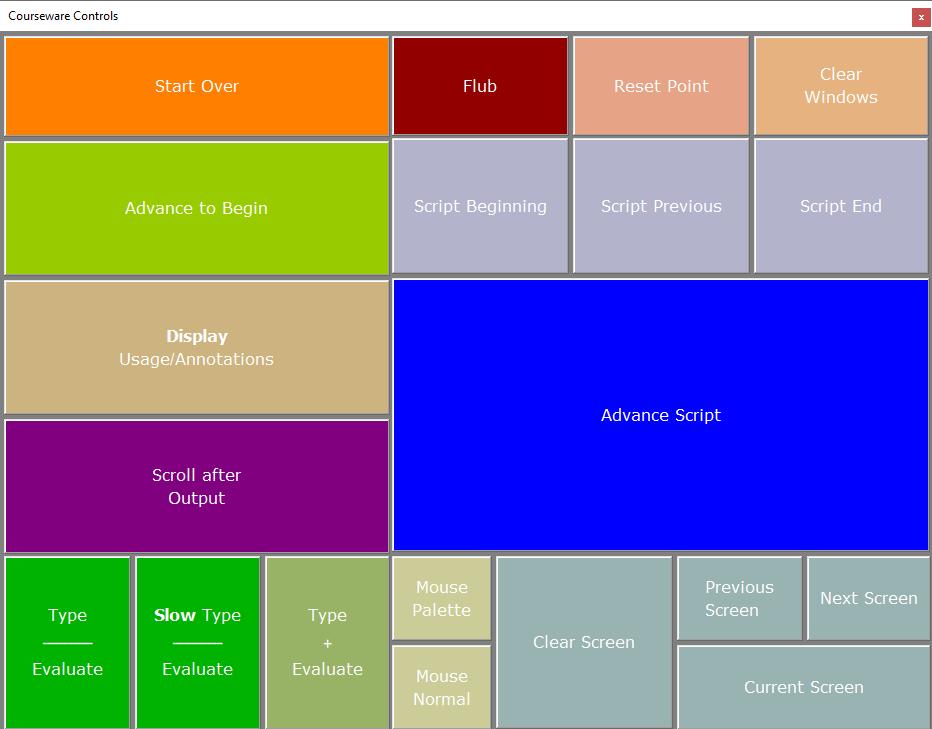 Courseware Controls