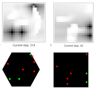 A cellular automata model of stigmergic agent swarms