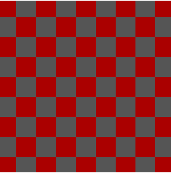 Red and gray checkerboard