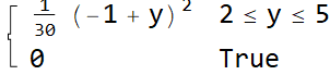 Transformed distribution