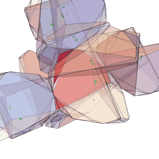 Engel 38-sided space-filling polyhedron