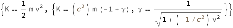 Formula Lookup Kinetic Energy Two