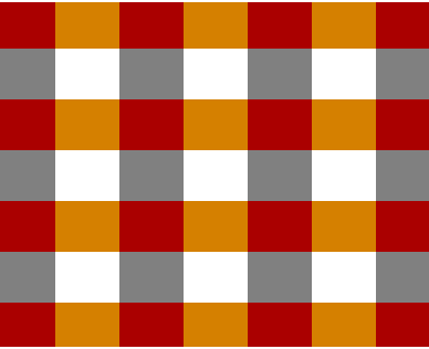 four-color plaid