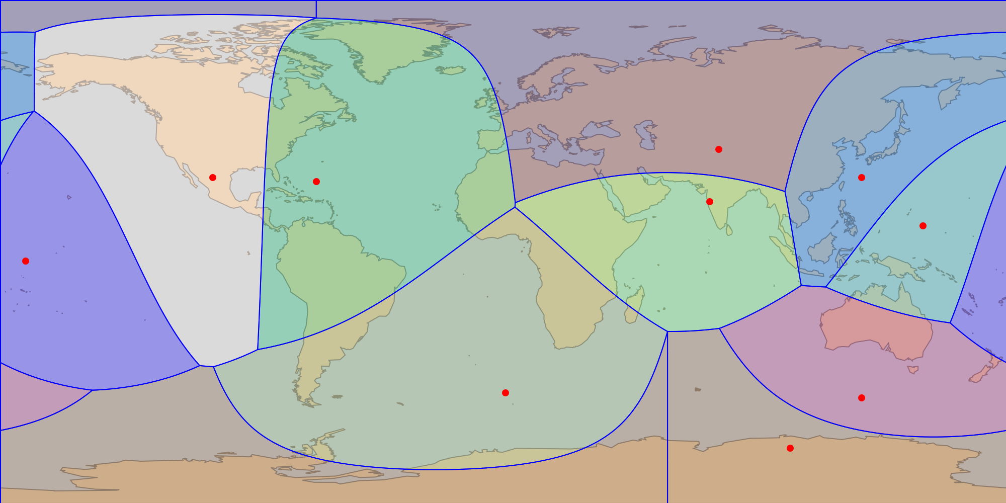 An example of a GeoVoronoi