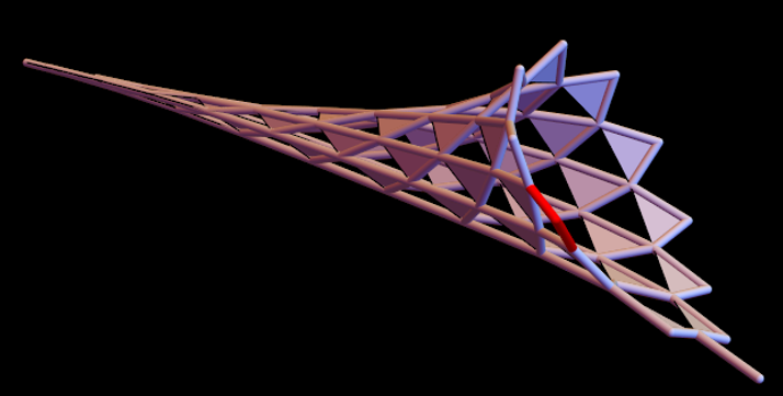 Wolfram Model 3D plot