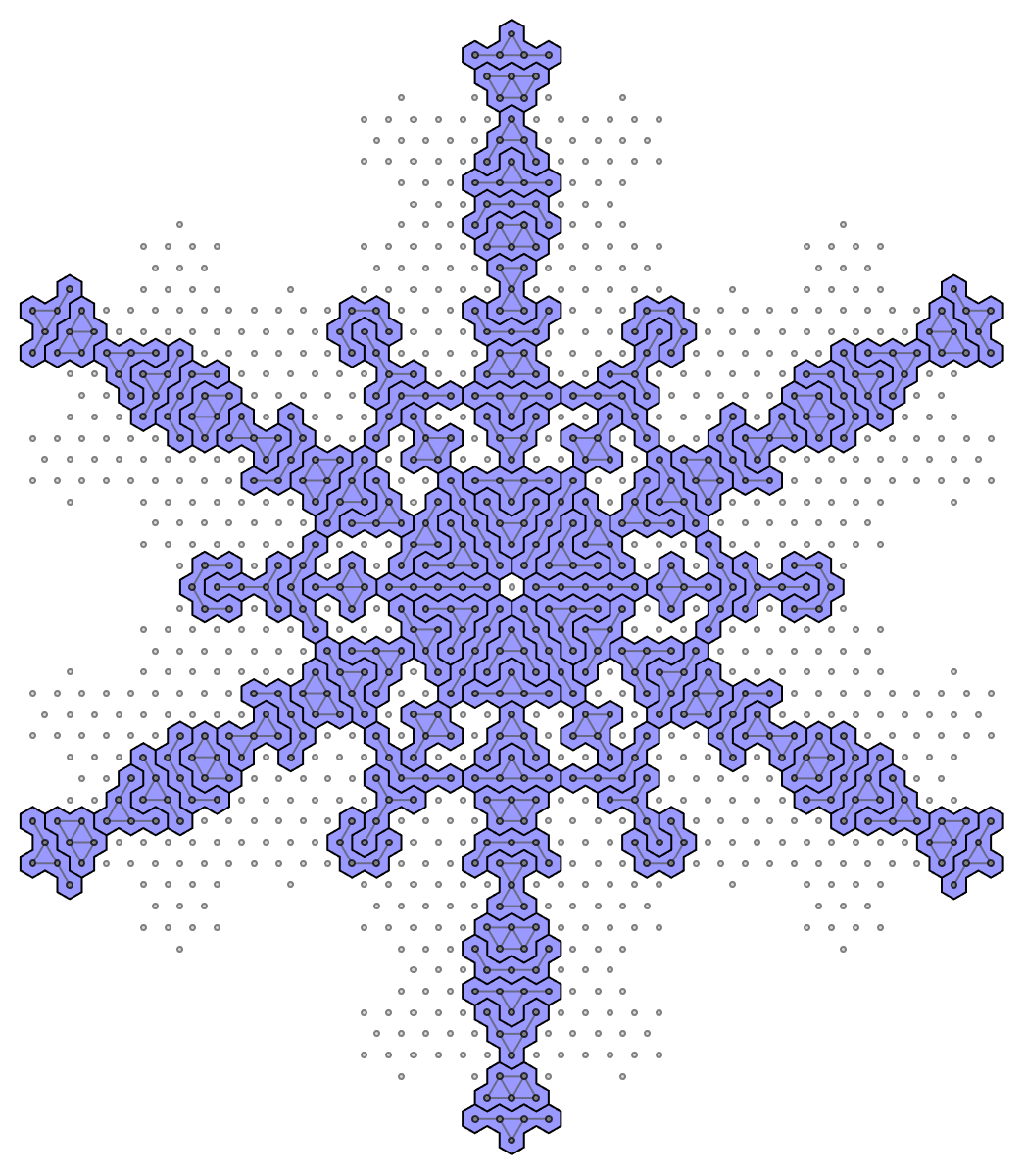 hex axes plot