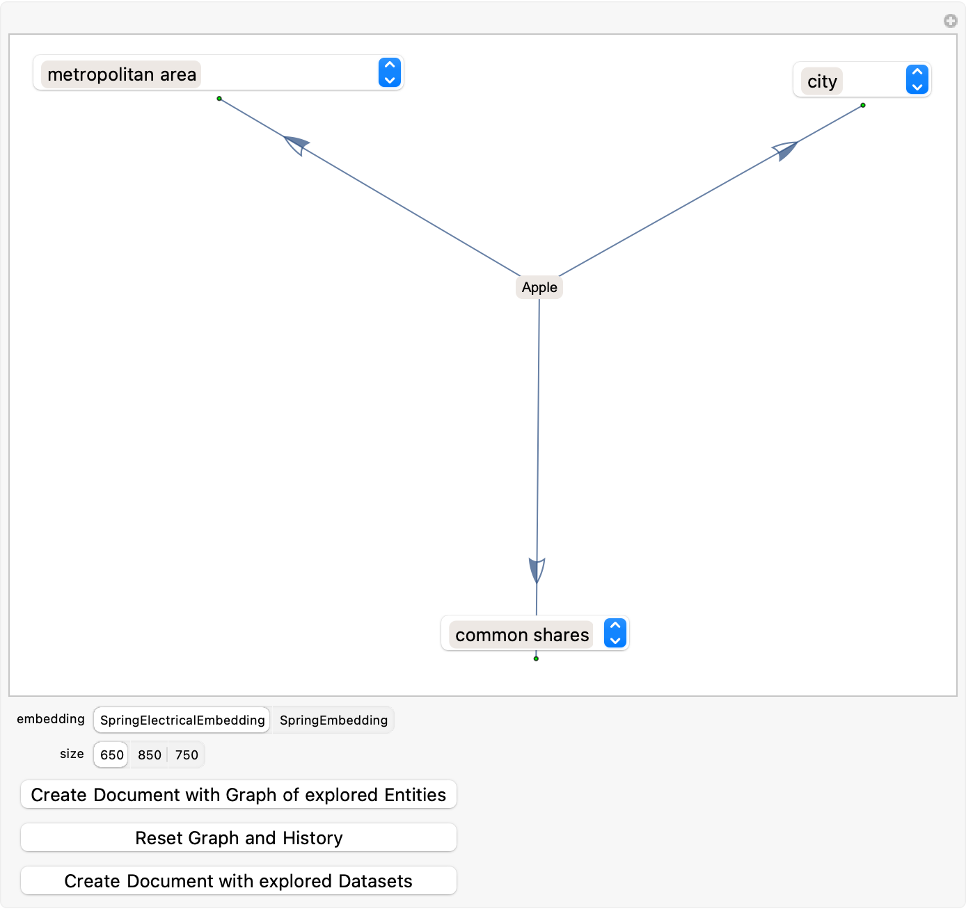 Interactive Entity Navigator Prototype Apple