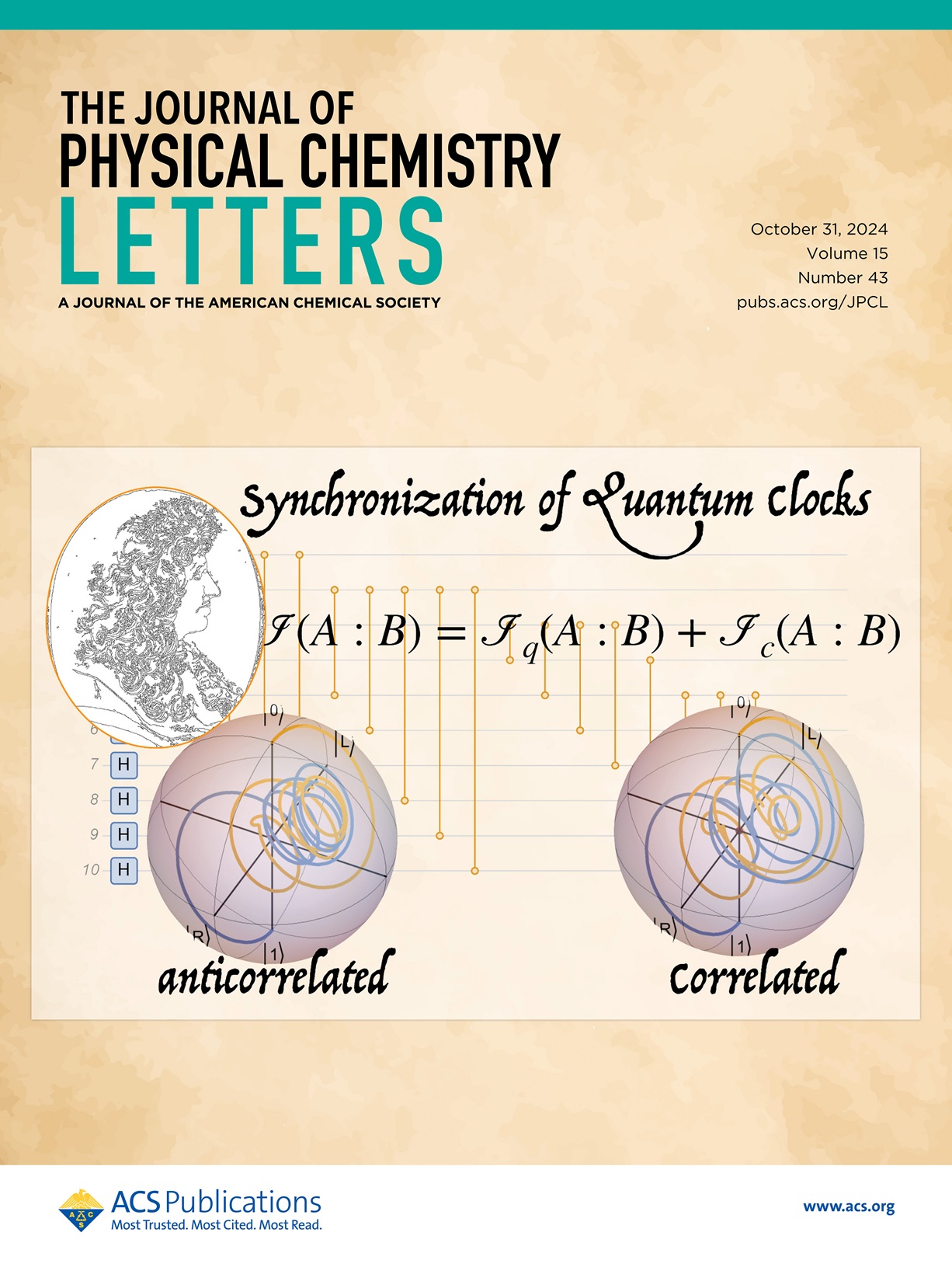 A quantum analog of Huygen's clock: noise-induced synchronization