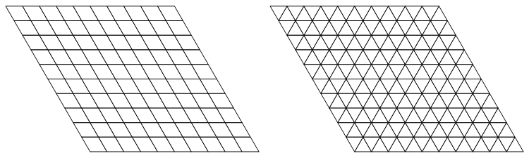 Tilings imposed onto a lattice