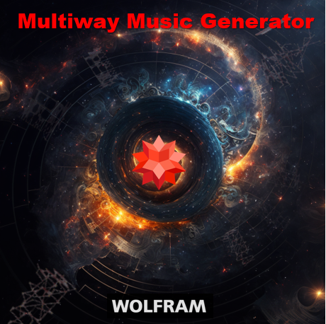 Musical Composition with Multiway Turing Machines