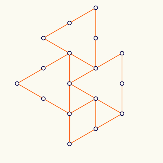 Rotating minimal lattice trefoil knot