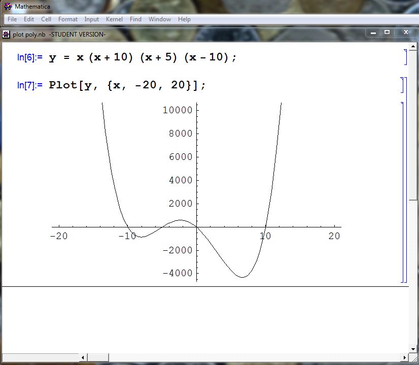 why does the notebook evaluated in attached screen shot work in old Mathematica but not in newer (7) version ?