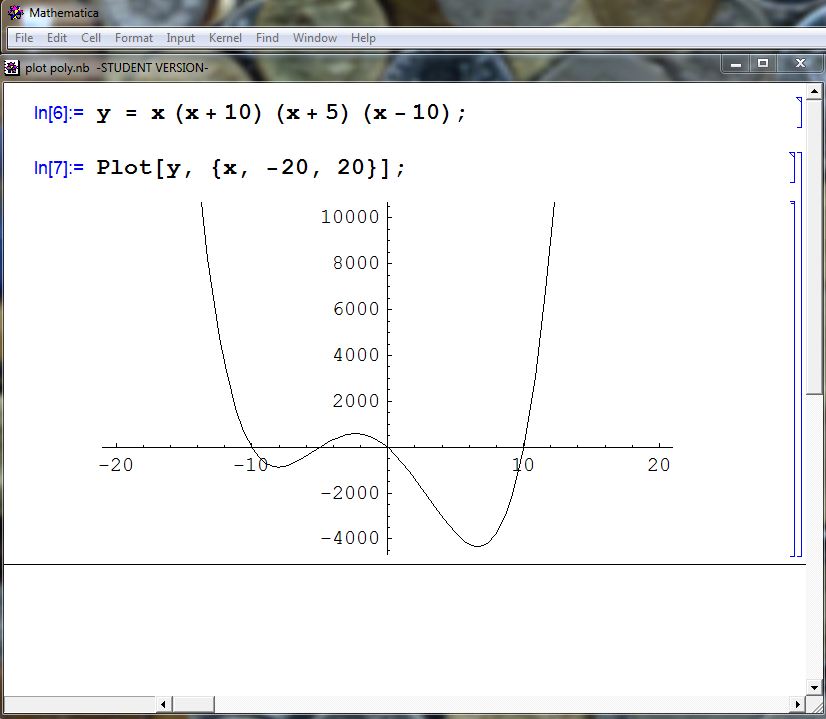 why does the notebook evaluated in attached screen shot work in old Mathematica but not in newer (7) version ?