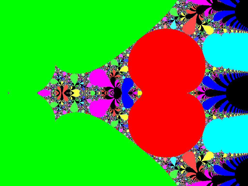 Tetration period fractal