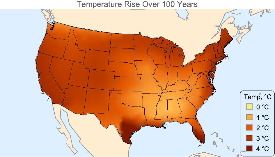 Interpolated Temperature Rise