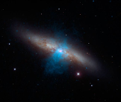 A pulsar within the galaxy Messier 82 Image: NASA/JPL-Caltech