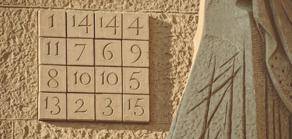 Solving the magic square on Sagrada Familia
