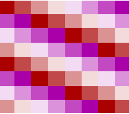 Raspberry diagonal: