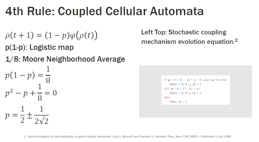Stochastic coupling code is given