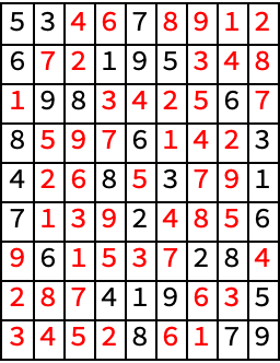 Sudoku Solve
