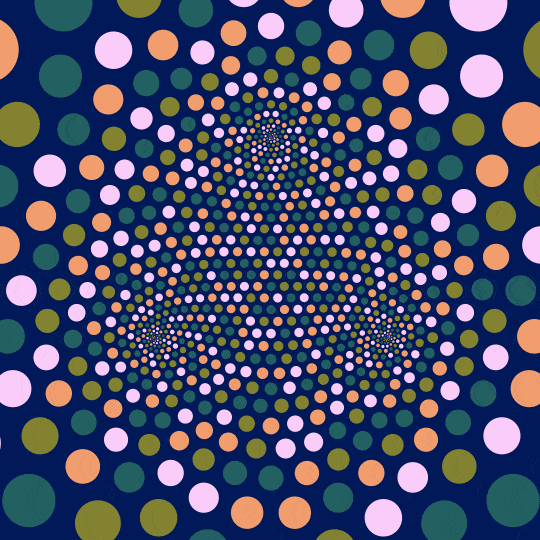 Conformal transformation of hexagonal grid -- with colors!
