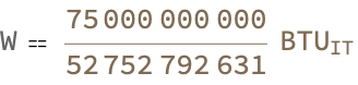 Work Standard Formula Data