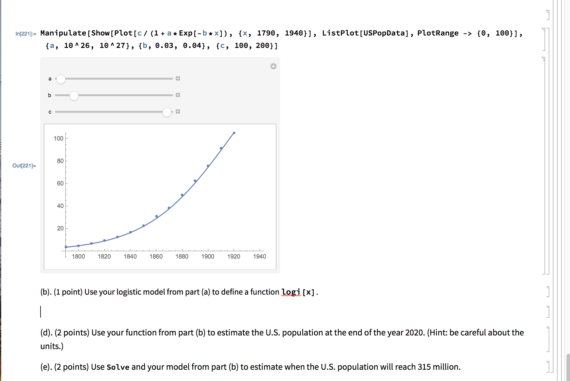 exponential in mathematica